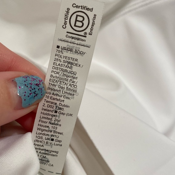 Athleta Ace Tennis Front Zip-Down Dress Spandex White Women Size Medium NWT - Picture 14 of 15